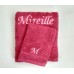 Handdoek carmine (= roze) De Witte Lietaer (50 cm x 100 cm) 